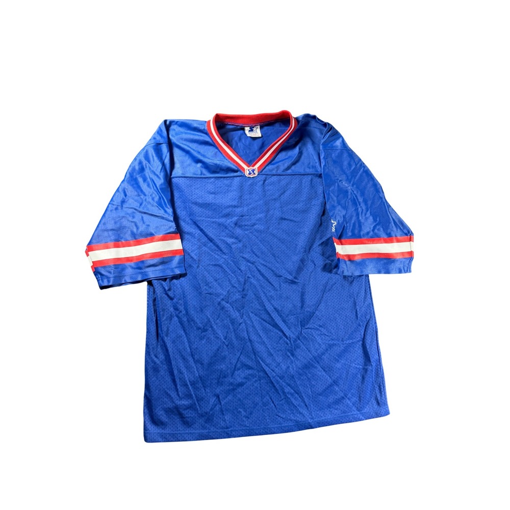 Vintage Starter New York Giants Jersey Blue Mesh Stitched Large Made in Korea